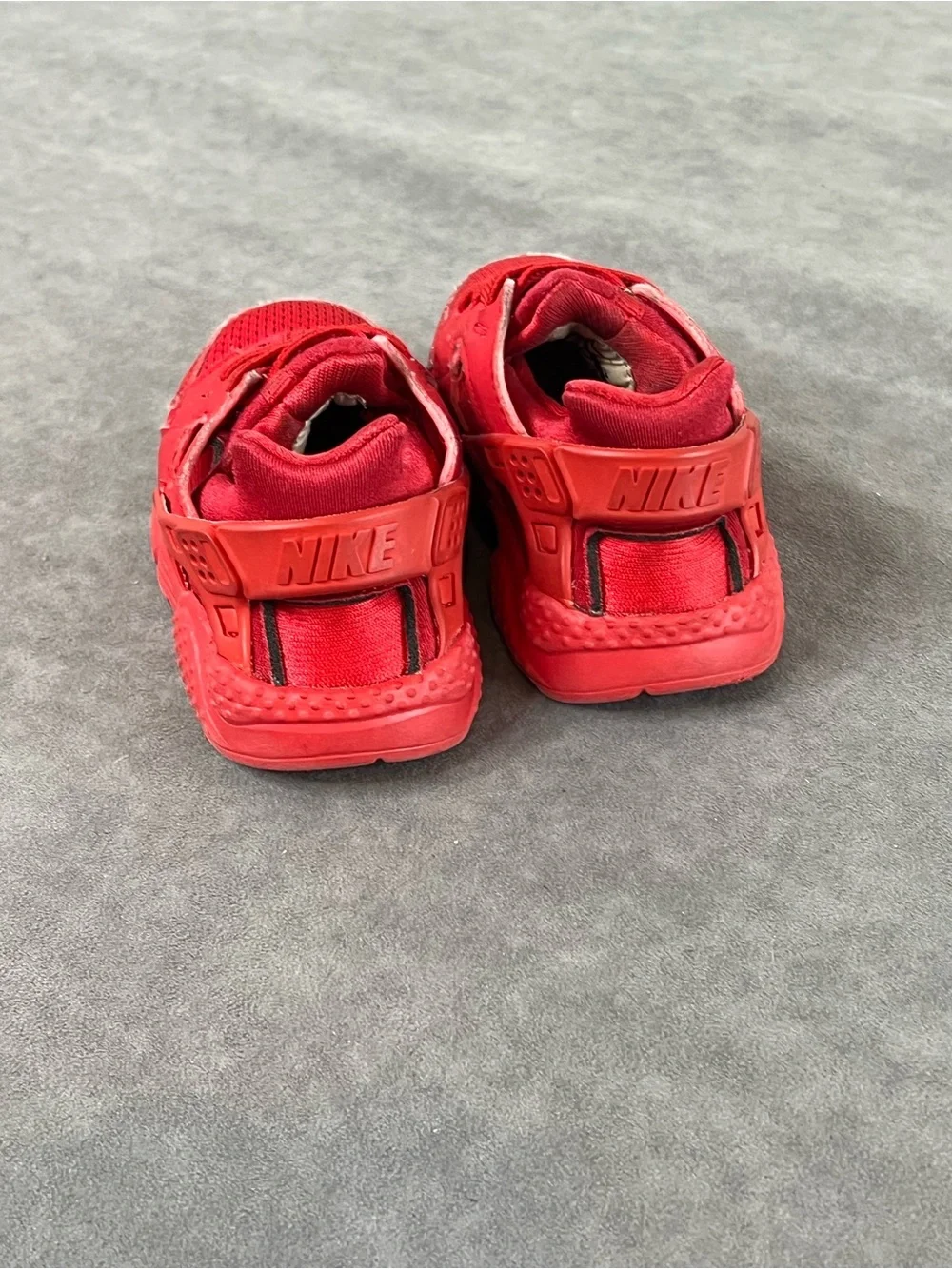 Nike Kids Red Lace-Up Athletic Sneakers